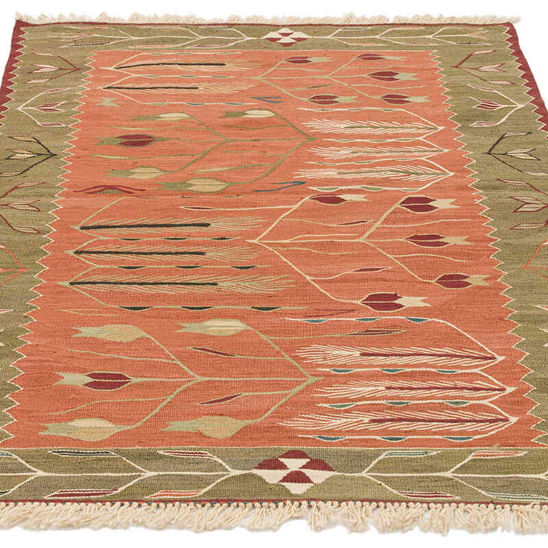 Yeni Kök Boya El Dokuma Kilim - 101 cm x 144 cm - K0072892