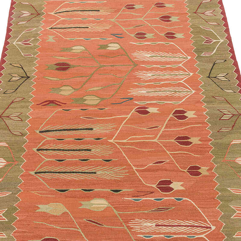 Yeni Kök Boya El Dokuma Kilim - 101 cm x 144 cm - K0072892