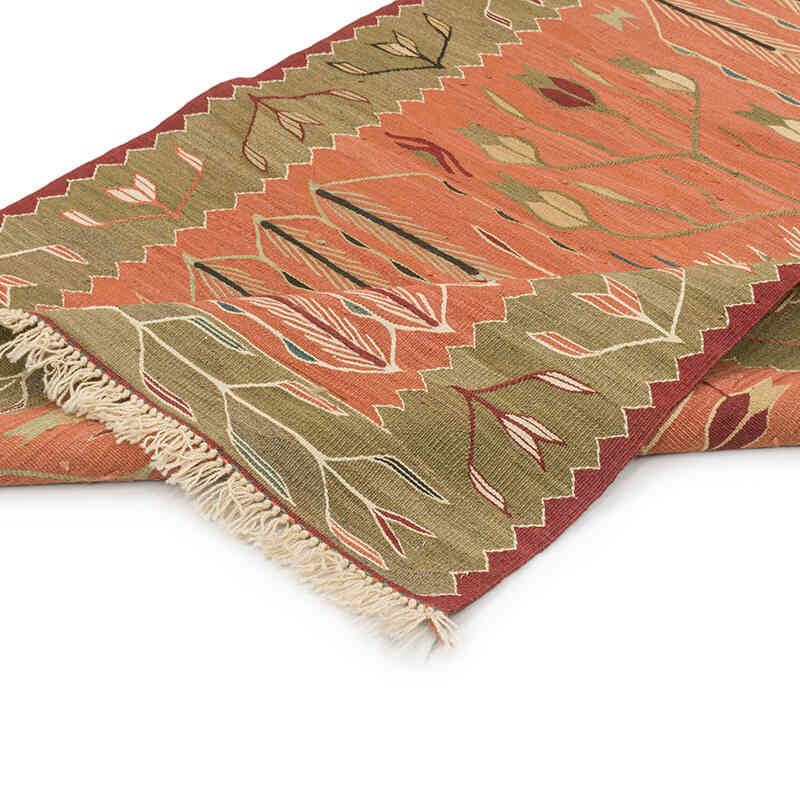 Yeni Kök Boya El Dokuma Kilim - 101 cm x 144 cm - K0072892