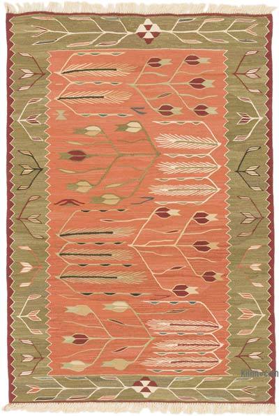 Yeni Kök Boya El Dokuma Kilim - 101 cm x 144 cm