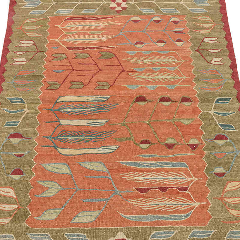 New Handwoven Turkish Kilim Rug - 3'  x 3' 11" (36" x 47") - K0072893