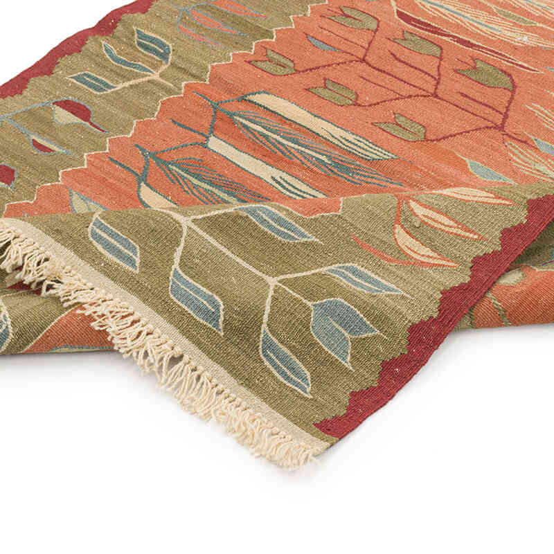 New Handwoven Turkish Kilim Rug - 3'  x 3' 11" (36" x 47") - K0072893
