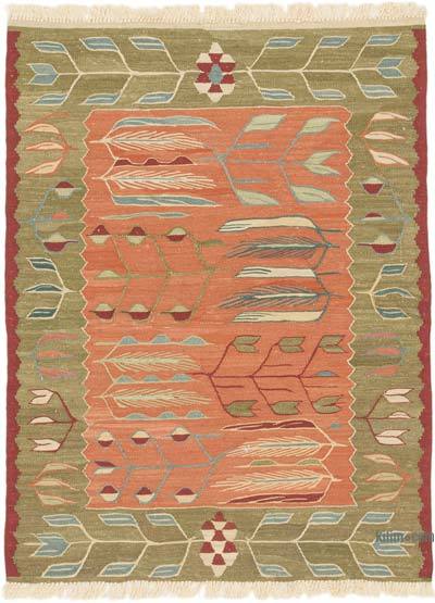 Yeni Kök Boya El Dokuma Kilim - 92 cm x 120 cm