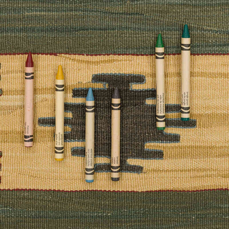 New Handwoven Turkish Kilim Rug - 2' 11" x 3' 11" (35" x 47") - K0072895