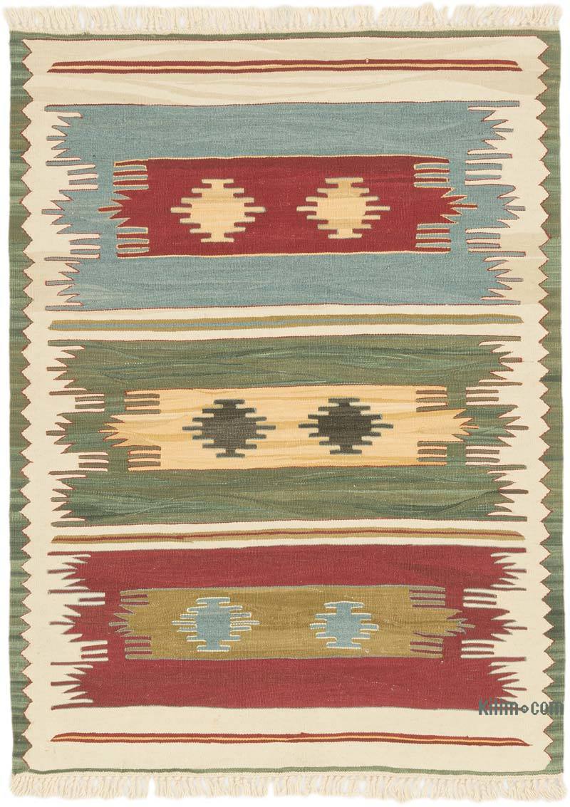 New Handwoven Turkish Kilim Rug - 2' 11" x 3' 11" (35" x 47") - K0072895