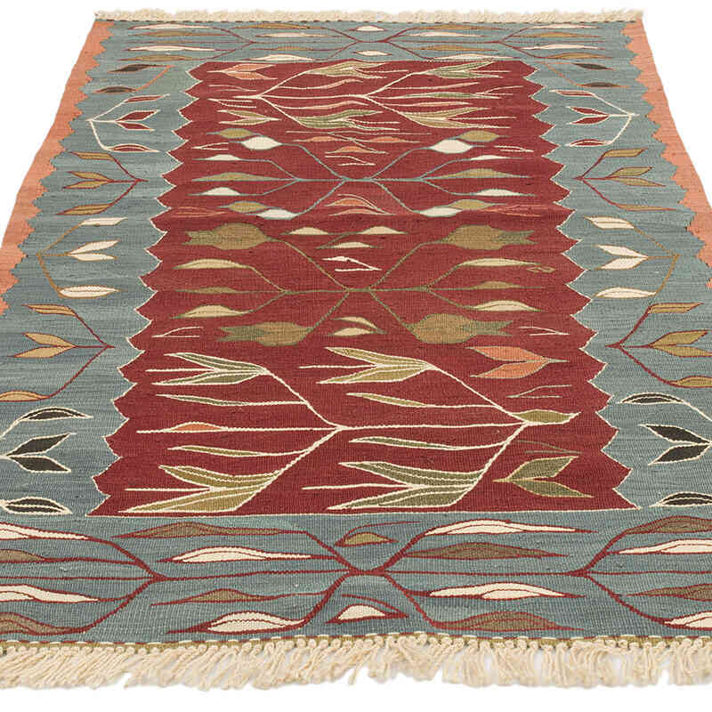 Yeni Kök Boya El Dokuma Kilim - 96 cm x 146 cm - K0072896