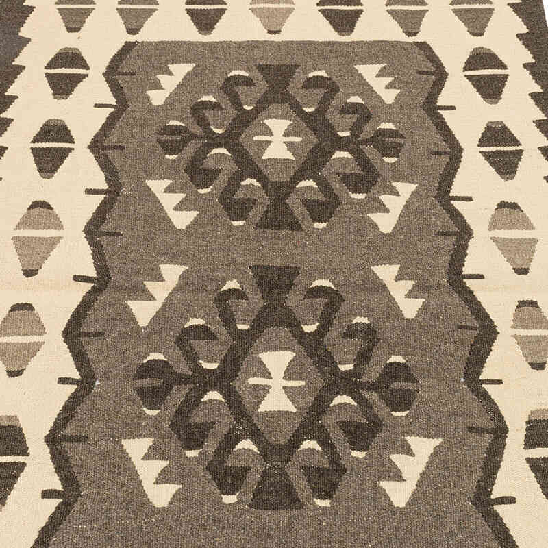 New Handwoven Turkish Kilim Rug - 3'  x 3' 10" (36" x 46") - K0072901