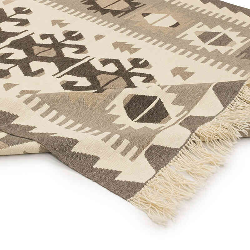 New Handwoven Turkish Kilim Rug - 5' 11" x 7' 1" (71" x 85") - K0072902