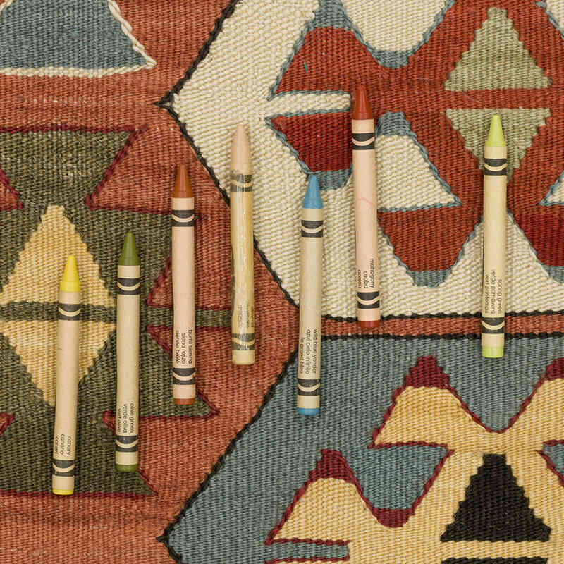 Nueva Alfombra Turca Kilim - 105 cm x 147 cm - K0072903