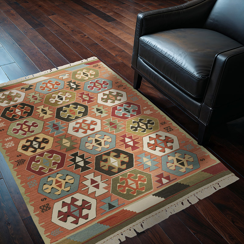 Yeni Kök Boya El Dokuma Kilim - 105 cm x 147 cm - K0072903
