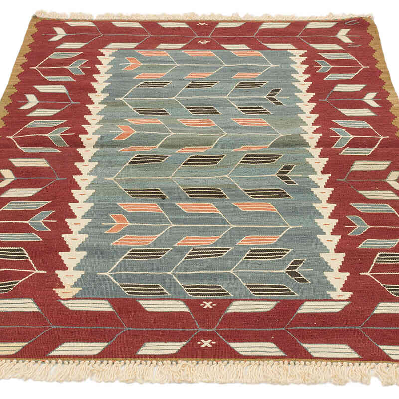 Yeni Kök Boya El Dokuma Kilim - 90 cm x 130 cm - K0072904