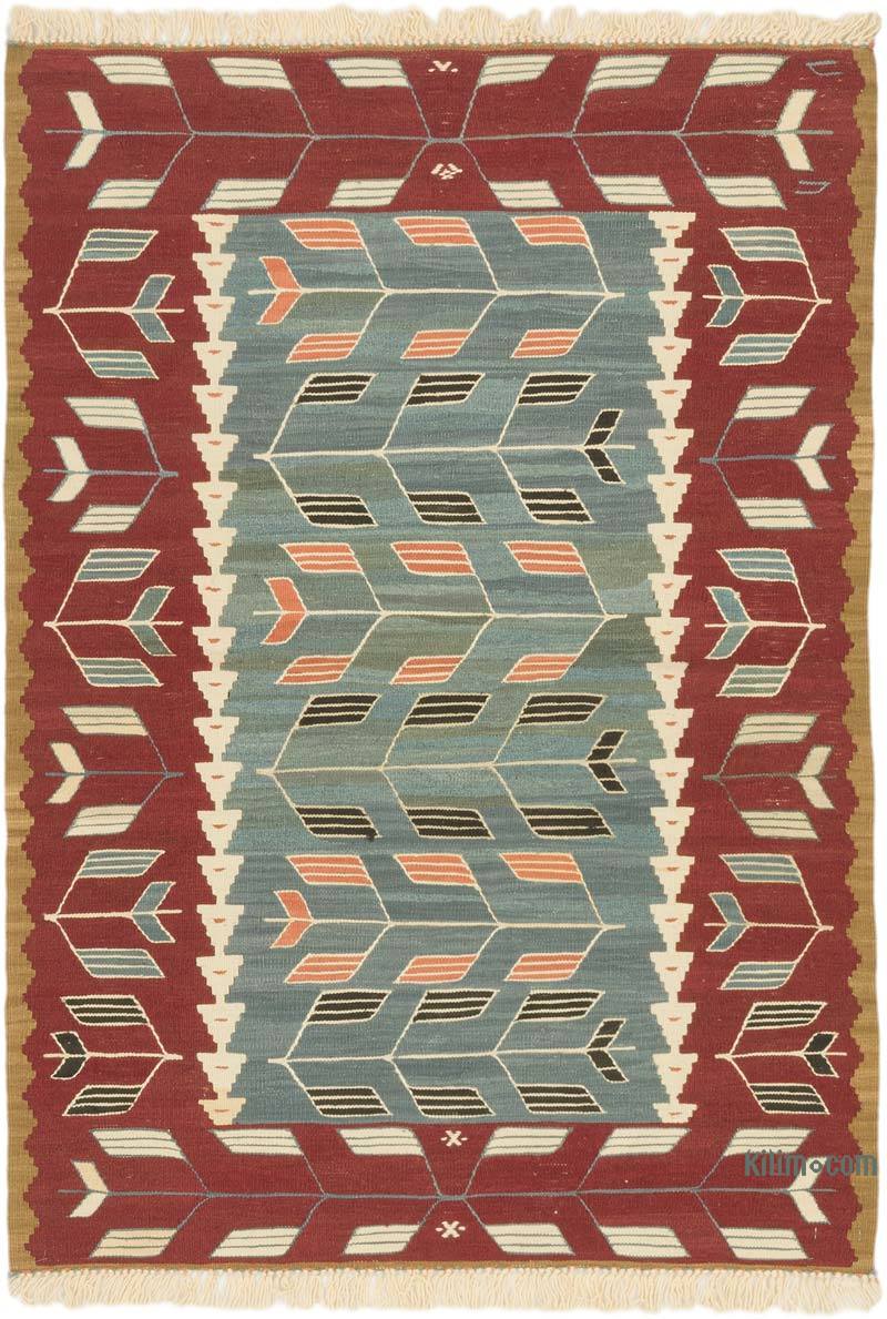 Yeni Kök Boya El Dokuma Kilim - 90 cm x 130 cm - K0072904