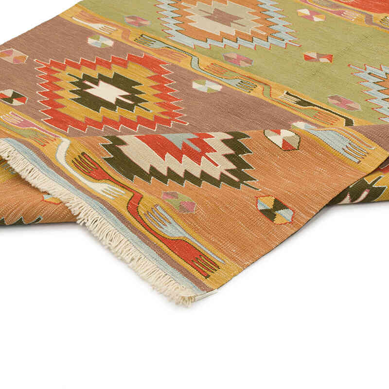 Yeni Kök Boya El Dokuma Kilim - 118 cm x 160 cm - K0072908