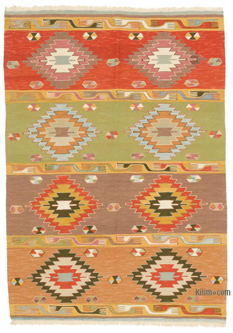 Yeni Kök Boya El Dokuma Kilim - 118 cm x 160 cm - K0072908