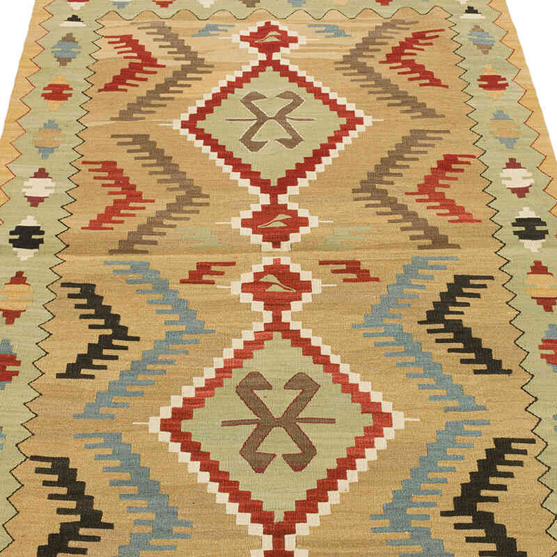 New Handwoven Turkish Kilim Rug - 3' 5" x 4' 9" (41" x 57") - K0072911