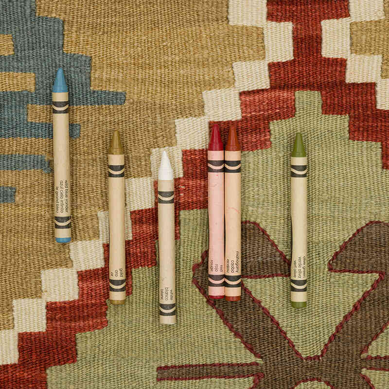 New Handwoven Turkish Kilim Rug - 3' 5" x 4' 9" (41" x 57") - K0072911