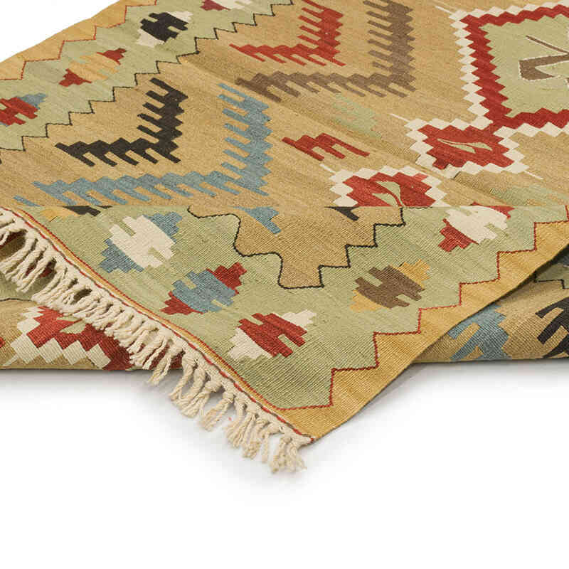 New Handwoven Turkish Kilim Rug - 3' 5" x 4' 9" (41" x 57") - K0072911