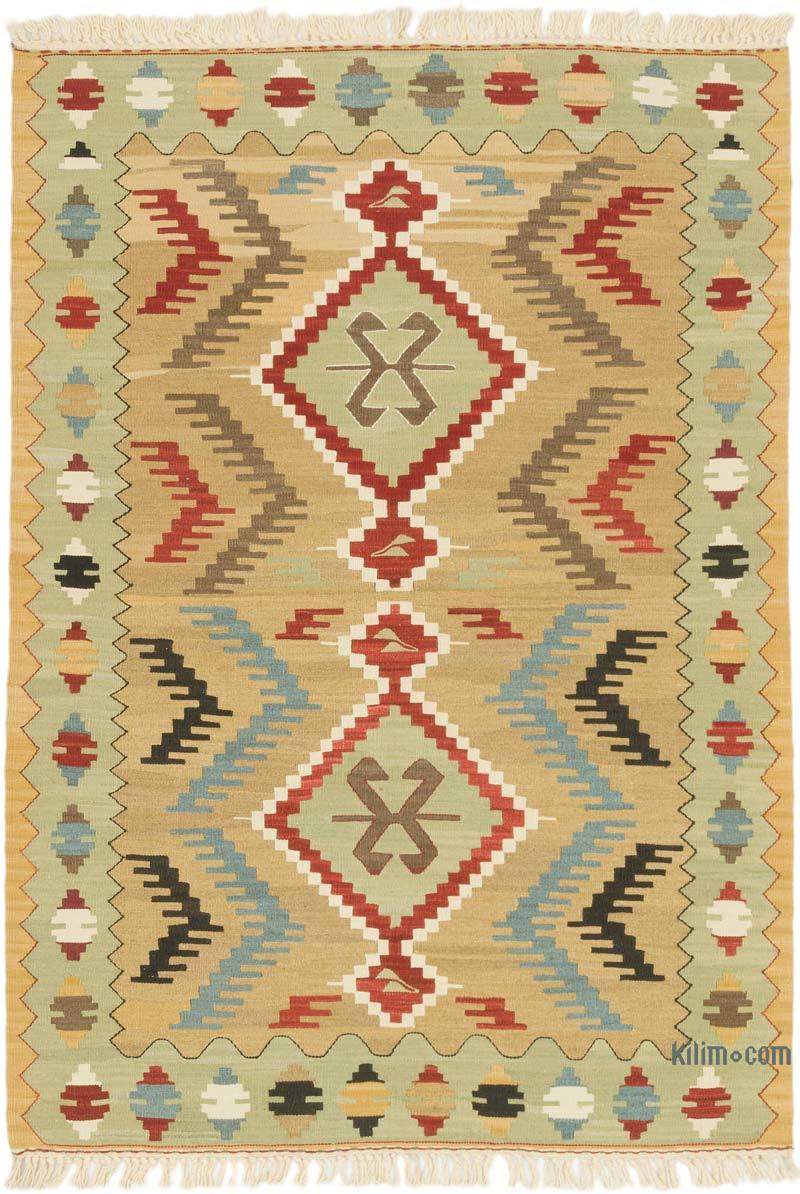 New Handwoven Turkish Kilim Rug - 3' 5" x 4' 9" (41" x 57") - K0072911