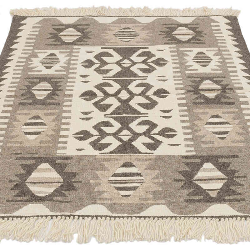 New Handwoven Turkish Kilim Rug - 2' 11" x 4'  (35" x 48") - K0072912