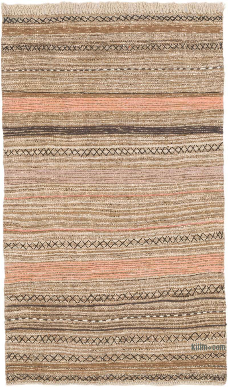 New Handwoven Turkish Kilim Rug - 2' 9" x 4' 7" (33" x 55") - K0072913