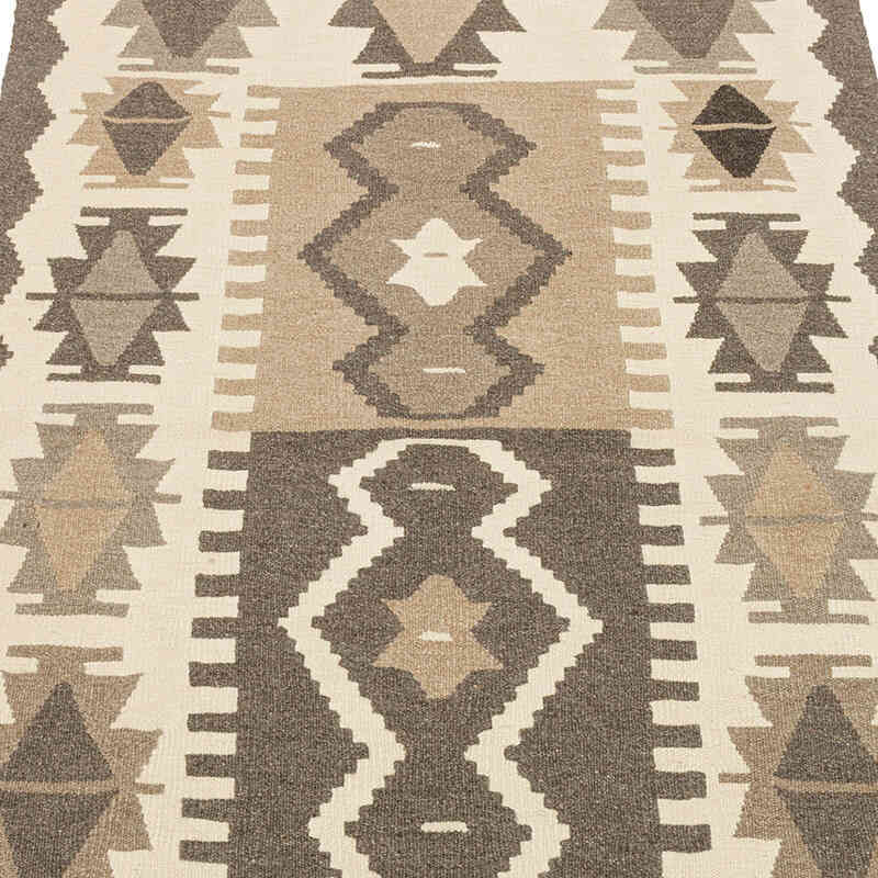 New Handwoven Turkish Kilim Rug - 3'  x 3' 10" (36" x 46") - K0072919