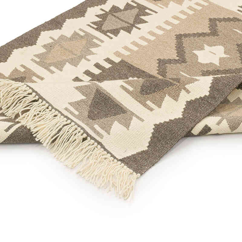 New Handwoven Turkish Kilim Rug - 3'  x 3' 10" (36" x 46") - K0072919