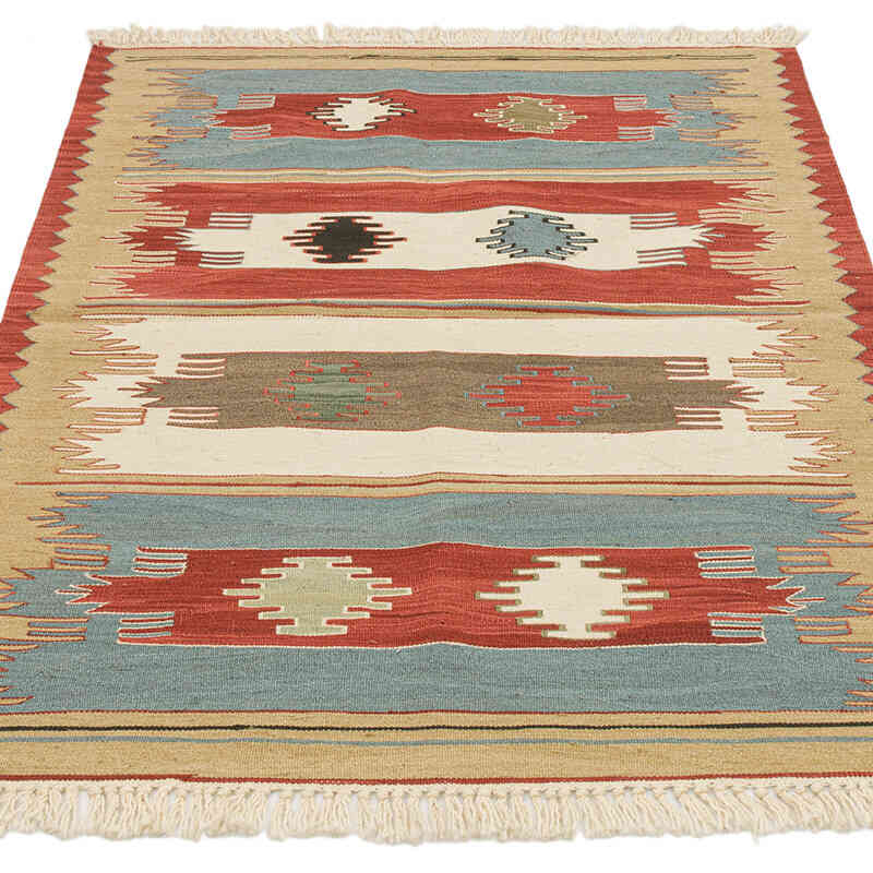 Nueva Alfombra Turca Kilim - 91 cm x 126 cm - K0072921
