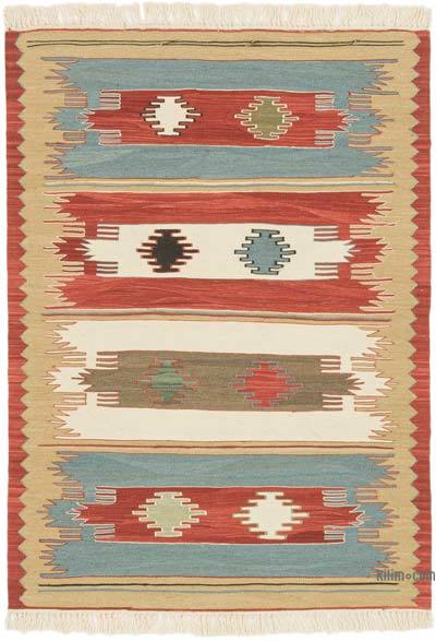 New Handwoven Turkish Kilim Rug - 3'  x 4' 2" (36" x 50")