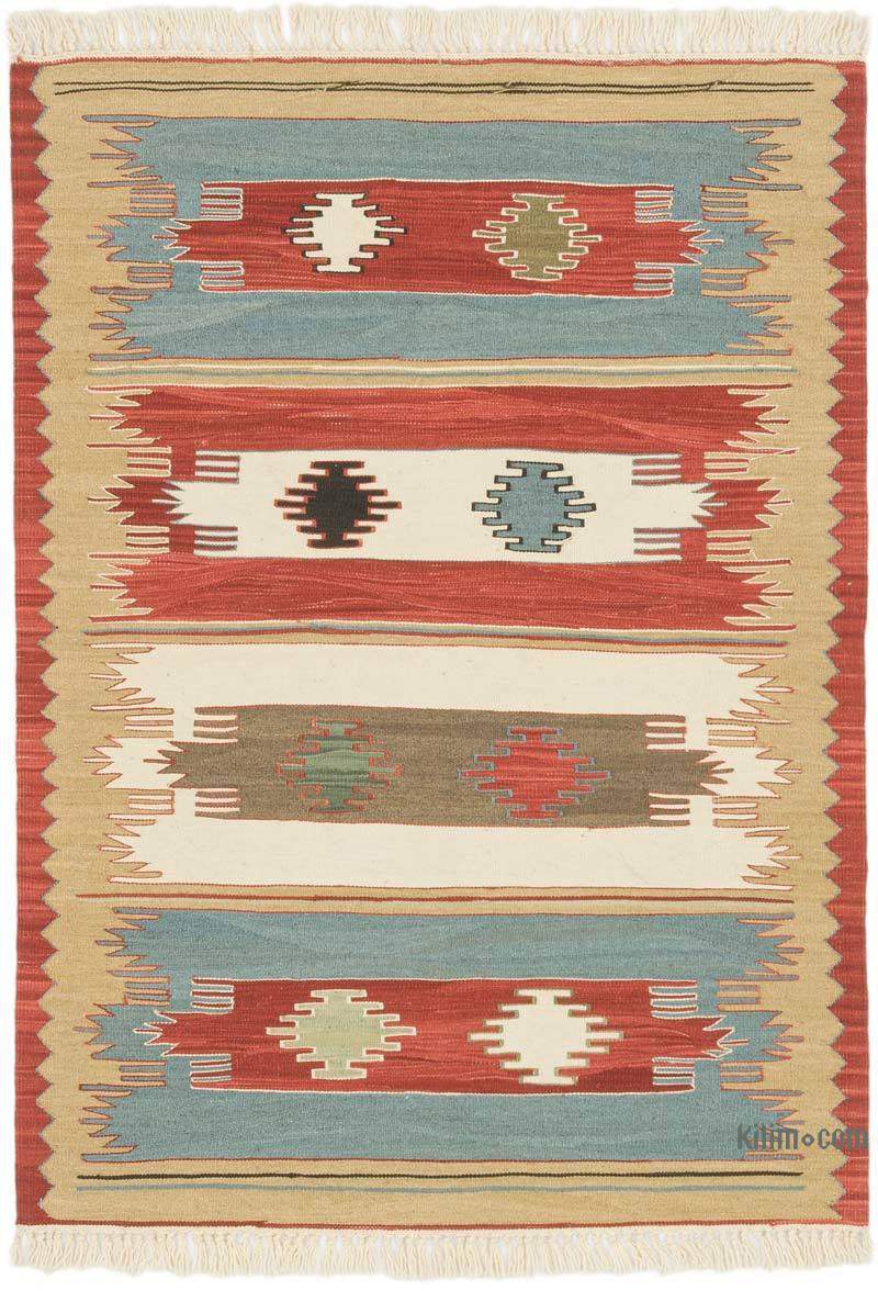 Nueva Alfombra Turca Kilim - 91 cm x 126 cm - K0072921