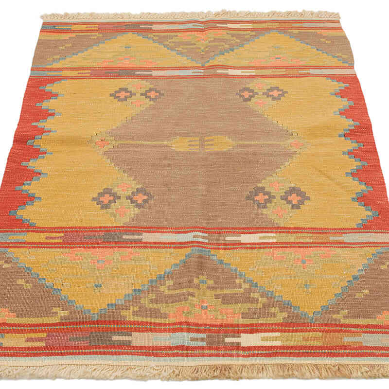Nueva Alfombra Turca Kilim - 74 cm x 110 cm - K0072922