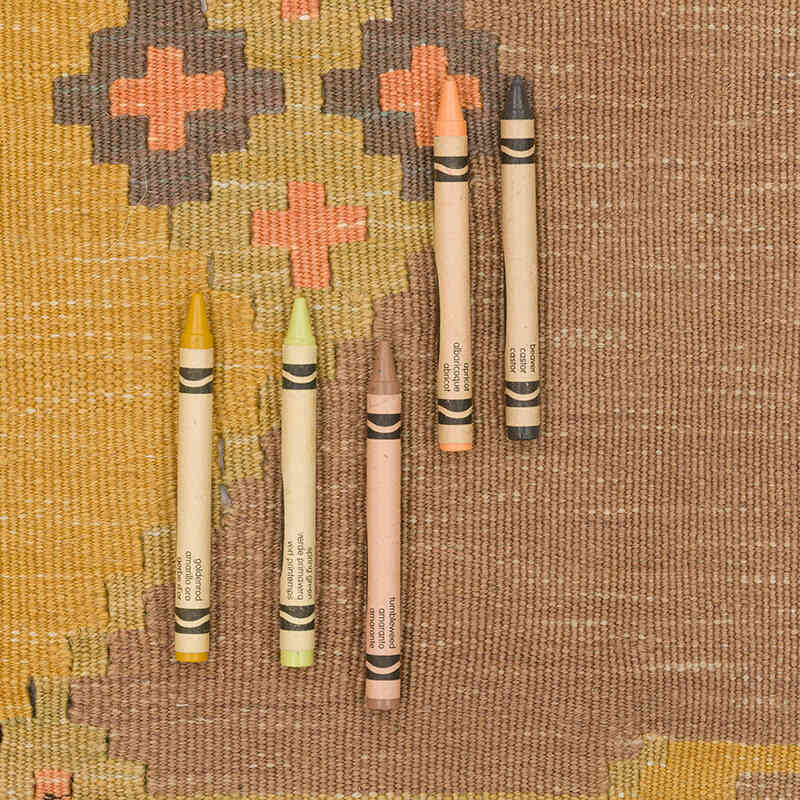 Nueva Alfombra Turca Kilim - 74 cm x 110 cm - K0072922