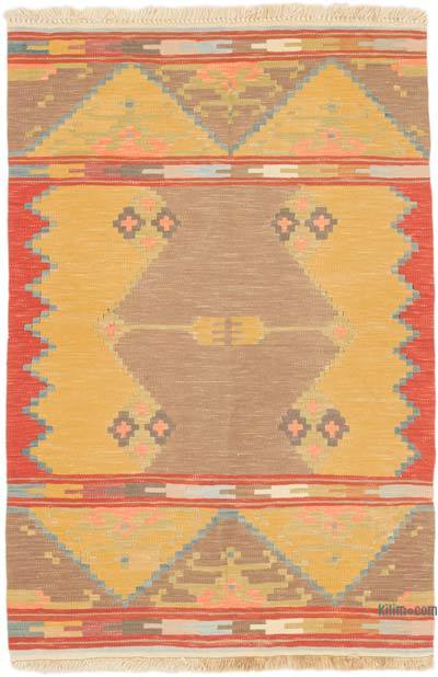 Yeni Kök Boya El Dokuma Kilim - 74 cm x 110 cm