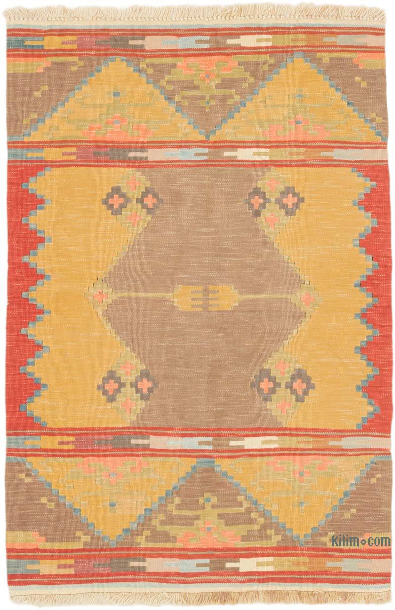 Nueva Alfombra Turca Kilim - 74 cm x 110 cm - K0072922