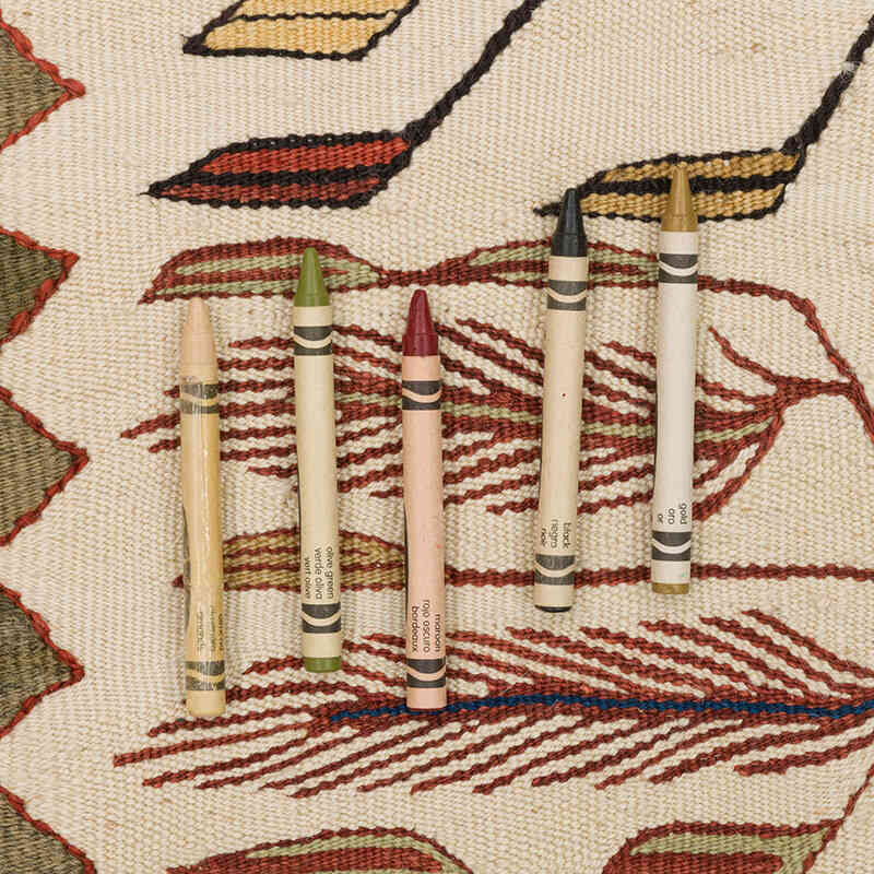 New Handwoven Turkish Kilim Rug - 2' 10" x 4'  (34" x 48") - K0072924