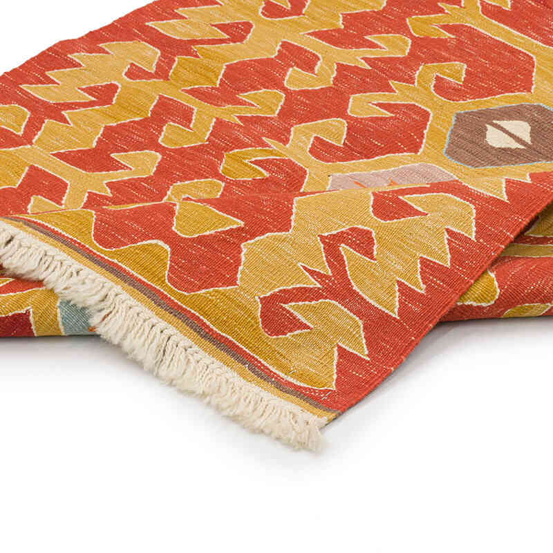 New Handwoven Turkish Kilim Rug - 2' 8" x 3' 6" (32" x 42") - K0072926