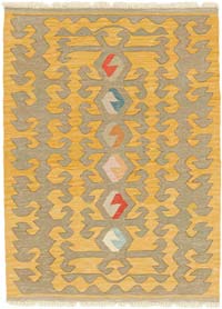 New Handwoven Turkish Kilim Rug - 2' 7" x 3' 5" (31" x 41")