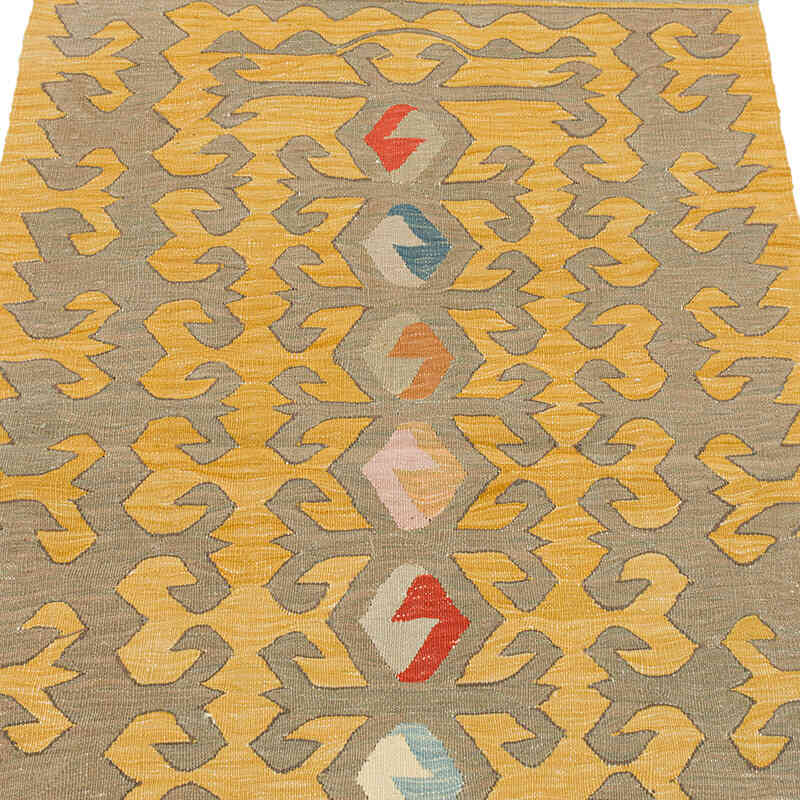 New Handwoven Turkish Kilim Rug - 2' 7" x 3' 5" (31" x 41") - K0072929