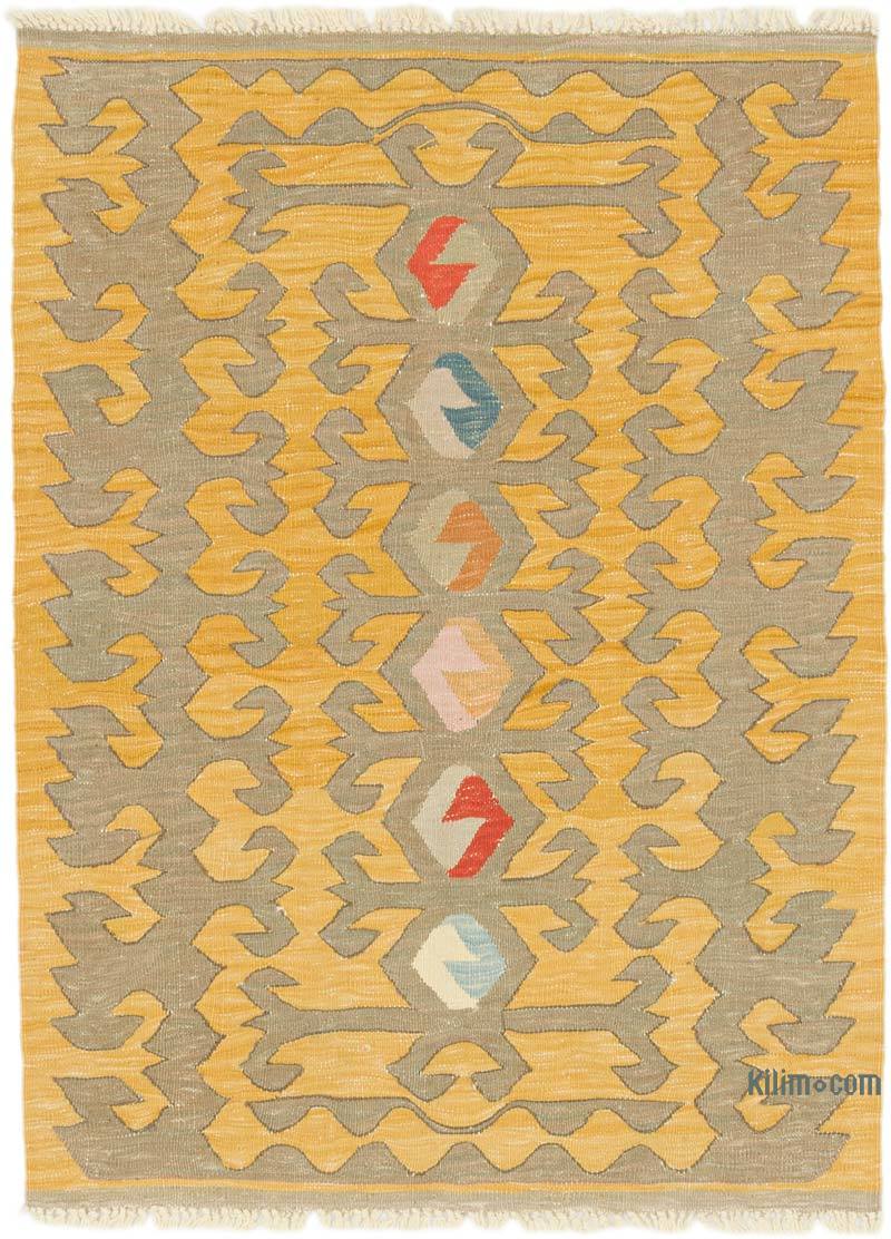 New Handwoven Turkish Kilim Rug - 2' 7" x 3' 5" (31" x 41") - K0072929