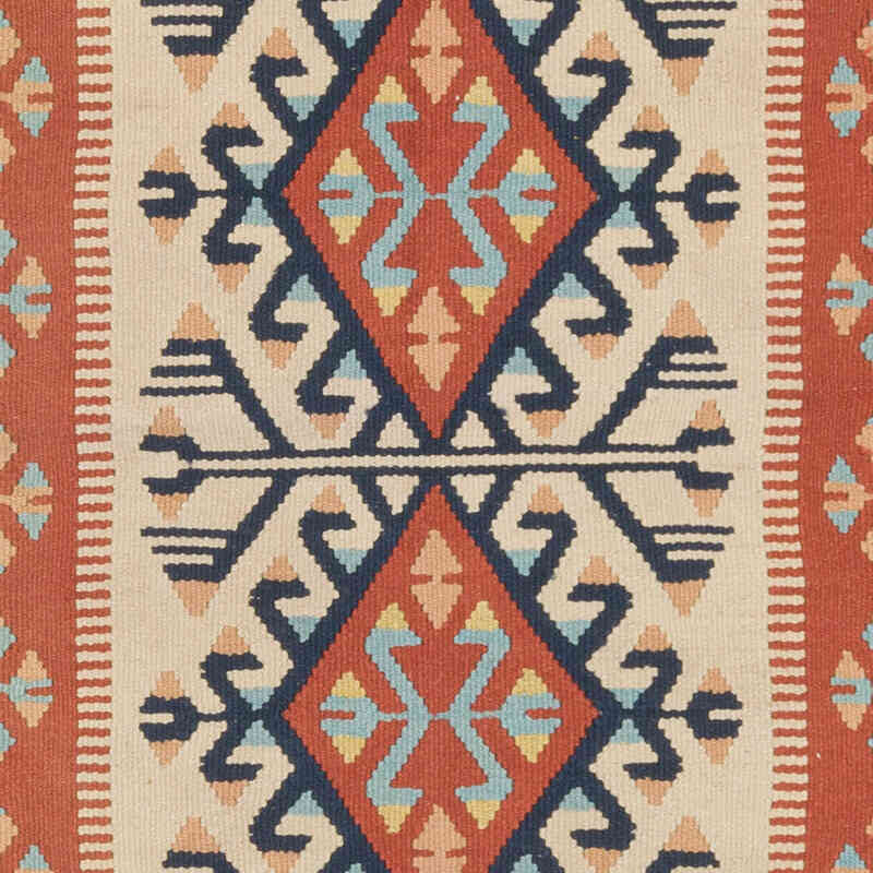 Yeni Kök Boya El Dokuma Kilim - 97 cm x 185 cm - K0072932