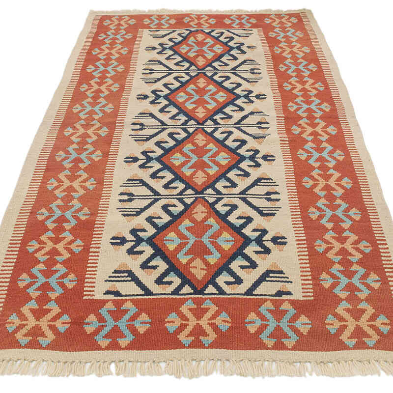 Yeni Kök Boya El Dokuma Kilim - 97 cm x 185 cm - K0072932