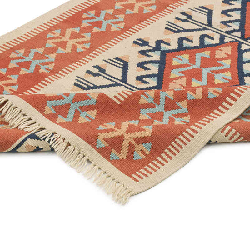 Yeni Kök Boya El Dokuma Kilim - 97 cm x 185 cm - K0072932