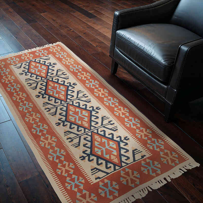 Yeni Kök Boya El Dokuma Kilim - 97 cm x 185 cm - K0072932