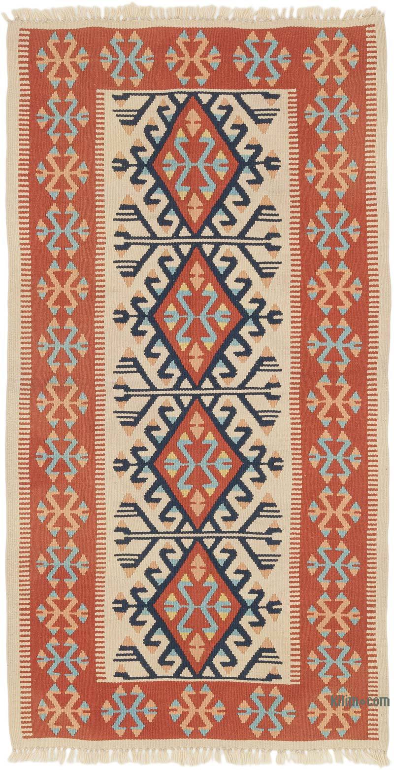 Yeni Kök Boya El Dokuma Kilim - 97 cm x 185 cm - K0072932