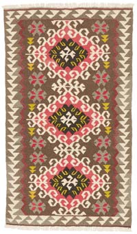 Yeni Kök Boya El Dokuma Kilim - 89 cm x 152 cm