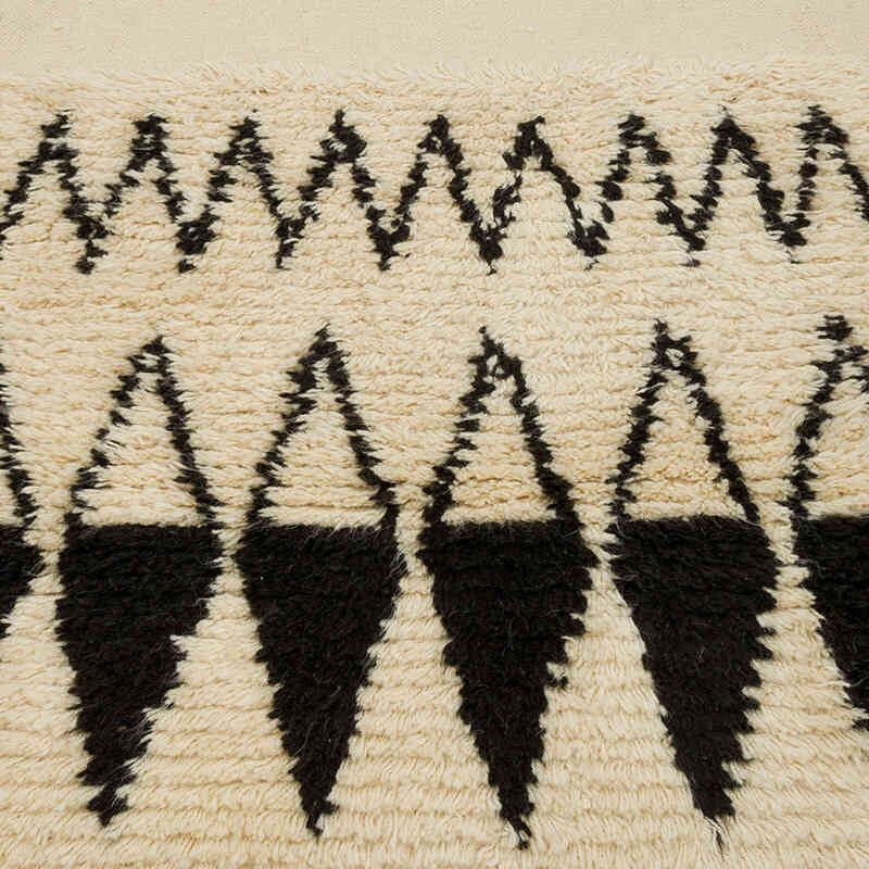 Nuevo  Alfombra 'Tulu' de estilo Marroquí Anudada a Mano - 102 cm x 100 cm - K0072959