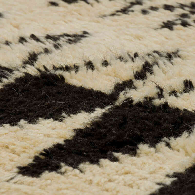 Nuevo  Alfombra 'Tulu' de estilo Marroquí Anudada a Mano - 102 cm x 100 cm - K0072959