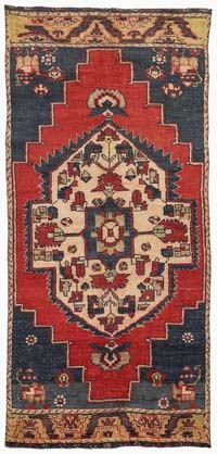 El Dokuma Vintage Halı - 100 cm x 215 cm