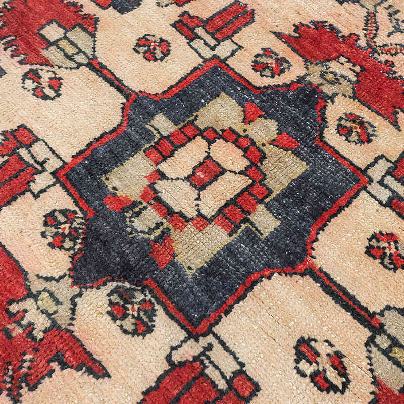 Vintage Turkish Hand-Knotted Rug - 3' 3" x 7' 1" (39" x 85") - K0072962