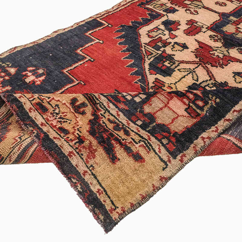 Vintage Turkish Hand-Knotted Rug - 3' 3" x 7' 1" (39" x 85") - K0072962