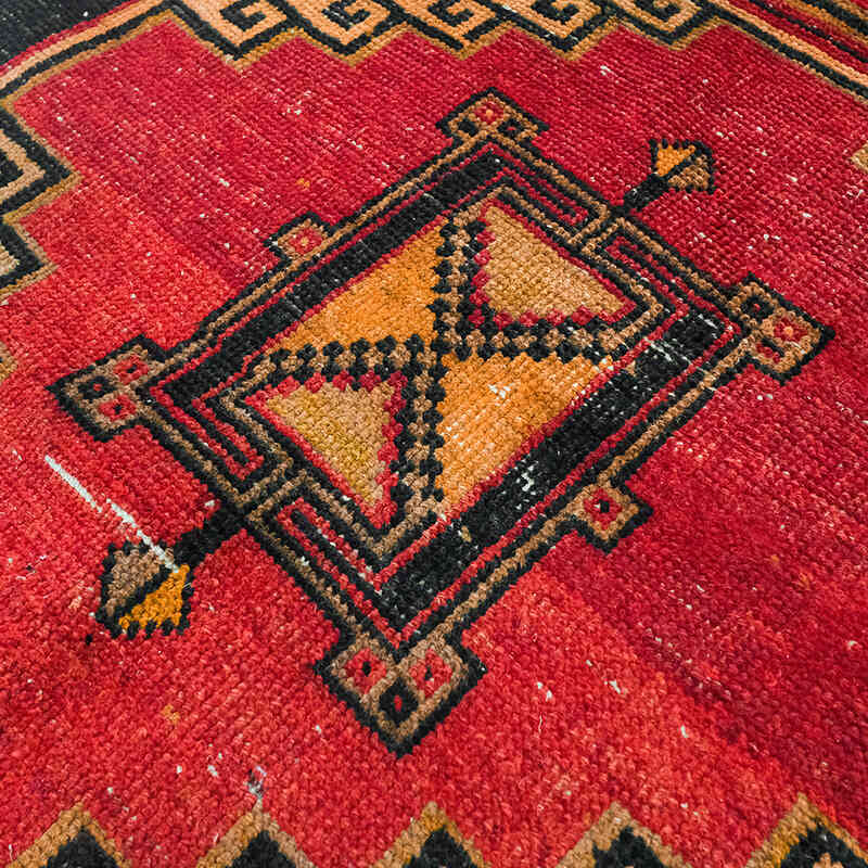 Vintage Turkish Hand-Knotted Runner - 3' 7" x 10' 5" (43" x 125") - K0072963